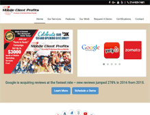 Tablet Screenshot of mobileclientprofits.com